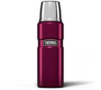 Thermos 125182 King Petaca de Acero Inoxidable 470 ml, Frambuesa