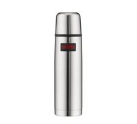 Thermos Botella térmica, Plata, 750 ml, 8x8x28 cm, Acero Inoxidable, Calor y frío 24h, Tapa de Rosca con Vaso, Aislamiento Doble Pared, Botellas Termo Grandes (63237)