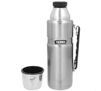Thermos Botella térmica, 1,2 litros, 13x9x32 cm, Acero Inoxidable, Calor y frío 24 Horas, Tapa de Rosca con Vaso, Aislamiento Doble Pared, Botellas Termo