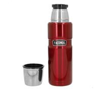 Thermos botella térmica acero inoxidable 470 ml rojo 8 cm