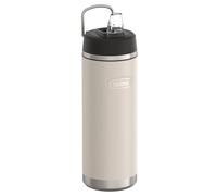 Thermos ICON Botella térmica con pajita de 0,71 l, sandstone mate, beige, 12 horas de frío, botella de acero inoxidable, apta para lavavajillas, sin BPA