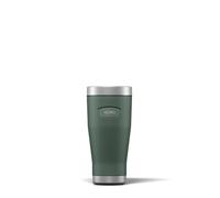 Thermos - Icon Rock Cap - Vaso de viaje verde (470 ml), taza de café de acero inoxidable aislada reutilizable para bebidas calientes o frías, termo de agua sellado al vacío con tapa a prueba de fugas