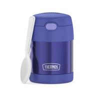 Thermos Kids Funtainer Food JAR 0,30 l, color morado y recipiente térmico para alimentos con cuchara para niños, 5 h caliente/7 h frío, absolutamente hermético para sopa, cereales, pausa