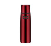 THERMOS Light & Compact - Termo (0,75 L, 18 h, caliente), color rojo | 24 horas de frío, con vaso, totalmente hermético, cierre automático desmontable, termo de acero inoxidable