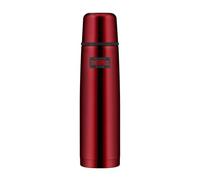 THERMOS LIGHT & Compact - Termo (1,00 L, 24 h, caliente), color rojo | 24 horas de frío, con vaso, totalmente hermético, cierre automático desmontable, termo de acero inoxidable