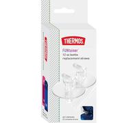 Thermos Pajitas de repuesto para botella Funtainer de 12 onzas, transparente, talla única (F401RS6)