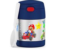 THERMOS Tarro de comida de acero inoxidable aislado para niños de 10 onzas - Mario Kart