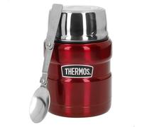 Thermos Termo Acero Inoxidable, 470 ml, 9x9x15 cm, Incluye Cuchara, Doble Aislamiento, Rendimiento térmico 9h Calor y 14h frío, Termos para Comida Caliente