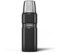 Thermos - Termo (acero inoxidable, 470 ml), acero inoxidable, gun metal, 7.6 x 7.6 x 24.4 cm