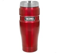 Thermos Termo Acero Inoxidable, 470 ml, Medidas 8x8x20 cm, Doble Aislamiento, Rendimiento térmico 7h Calor y 18h frío, Vasos térmicos para café, Botella térmica