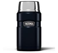 THERMOS Termo Acero Inoxidable, Azul Metalizado, 710 ml, 9x9x19 cm, Doble Aislamiento, Rendimiento térmico 14h Calor y 24h frío, Termos para Comida Caliente (63227)