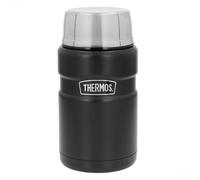 Thermos termo comida 710 ml acero inoxidable negro 9 cm