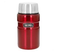 Thermos termo comida 710 ml acero inoxidable rojo metalizado 19 cm