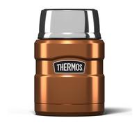 Thermos Termo de acero inoxidable King con tapa, cobre, 470 ml