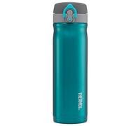 Thermos - Termo de café verde azulado directo (470 ml), reutilizable, aislado, acero inoxidable, para bebidas calientes o frías, termo de agua sellado al vacío con tapa a prueba de fugas, 10 horas de