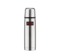 THERMOS Thermosflasche Edelstahl Light&Compact, Edelstahl mattiert 500ml, Isolierflasche mit Trinkbecher 4019.205.050 spülmaschinenfest, Thermoskanne hält 12 Stunden heiß, 24 Stunden kalt, BPA-Free