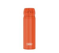 THERMOS ULTRALIGHT BOTTLE 0,50 l, Glowing Orange Mat, termo de acero inoxidable, 10 caliente/20 h frío, absolutamente estanco para agua, té, bebidas tranquilas