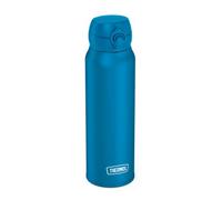 THERMOS ULTRALIGHT BOTTLE 0,75 L Azure Water Mat Termo de Acero Inoxidable, 10 Caliente/20H Frío, Totalmente Hermético para Agua, Té y Bebidas Silenciosas