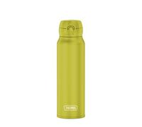 THERMOS ULTRALIGHT BOTTLE 0,75 l, Glowing Green Mat, termo de acero inoxidable, 10 caliente/20 h frío, absolutamente hermético para agua, té, bebidas tranquilas