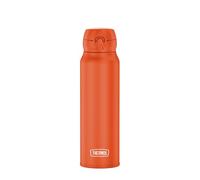 THERMOS ULTRALIGHT BOTTLE 0,75 l, Glowing Orange Mat, termo de acero inoxidable, 10 caliente/20 h frío, absolutamente estanco para agua, té, bebidas tranquilas