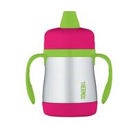 Thermos Vaso Junior con asa, Plata/Rosa, 210 ml, 102810.0