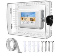 Thermostat Lock Box - PC 22.7x14.7x6.54cm | Heavy Duty Wall Mounted Guard, Secure Thermostat Cover Lock Box | Protection Case For Home Office Hotel School Hospital Rental Property Use