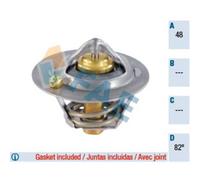 Thermostato FAE Refrigerante Con Juntas 82°C Para Ford Fiesta VI Focus II