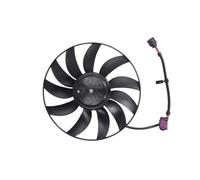 THERMOTEC D8W045TT - Ventilador de refrigeración del motor sin marco de ventilador (marco) compatible con VW Golf VI 5K1 1K0121205AD 1K0121207AD 1K0959455CP