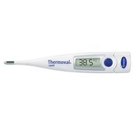 Thermoval Rapid, Termómetro Digital Rápido, Ideal para Medir la Fiebre en Casa, Termómetro Digital Axila, Medición Rápida y Precisa, Permite Medir Vía Oral, Axilar o Rectal, Color Blanco