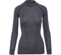 Thermowave Capa Base de Lana Merino cálida Activa para Mujer, Capa Base de absorción de Capa de Cuello Redondo, Lana de 160 g/m², Ropa Interior de Secado rápido