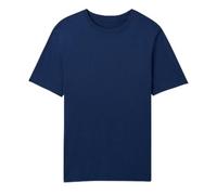 Thermowave Merino Life 100% Merino - Camiseta para hombre - Cuello redondo ligero - Capa base 165 g/m² - Camiseta térmica para las 4 estaciones, azul, S