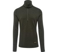 Thermowave Xtreme Merino Ropa interior para hombre, ropa interior térmica para hombre, camiseta de merino para hombre, ropa interior térmica para hombre, cuello de tortuga, ½ cremallera, 220 gm²,