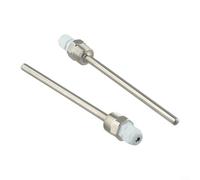 Thermowell G - Rosca de 1/2 pulgada, paquete de 2 fundas de acero inoxidable para sensor de temperatura, protector de sonda resistente a la presión PN40 para sistemas de refrigeración de calefacción