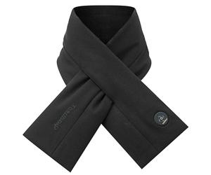 Thermrup Bufanda calefactable por infrarrojos lejanos con ajuste de temperatura de 3 niveles, funcionamiento con batería, Negro , 100 cm