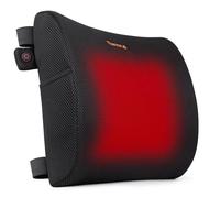 Thermrup Cojín trasero ergonómico con calor infrarrojo lejano, regulación de temperatura de 3 niveles