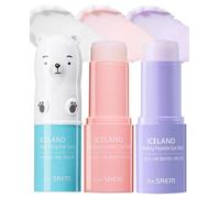 THESAEM Iceland - Barra hidratante para ojos de 0.25 onzas, paquete de 3, bálsamo refrescante para ojos con colágeno y péptidos, bálsamo refrescante para ojos con ojeras e hinchazón, tratamiento para