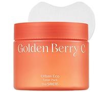 THESAEM -Urban Eco Golden Berry C Toner Pack almohadillas faciales con extracto de bayas doradas peruanas - Almohadillas rejuvenecedoras de la piel para corregir imperfecciones, tono y