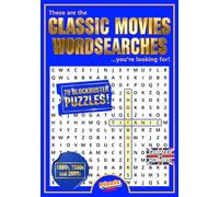 These are the Classic Movies Wordsearches you're looking for! Seventy wordsearches featuring over 360 movies from the 1980s, 1990s and 2000s!