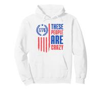 These People Are Crazy Flag Retro Vintage Sudadera con Capucha