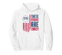 These People Are Crazy Flag Retro Vintage Sudadera con Capucha