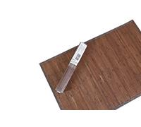 thesecrethome.es Alfombra de Bambú - Marrón Oscuro - Láminas de 1 cm Ancho - Antideslizante Decoración Salón Dormitorio Terraza Baño (115 x 170 cm)