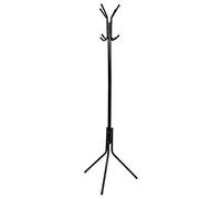 thesecrethome.es - Perchero de Pie Tipo Árbol Forja - Ideal para Recepción, Oficina, Salón - Fácil de Montar - Colgador con 8 Ganchos - Negro - 170 cm