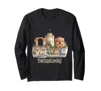 Thessaloniki Grecia Travel Souvenir City Landmark Gift Manga Larga