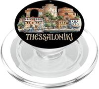 Thessaloniki Grecia Travel Souvenir City Landmark Gift PopSockets PopGrip para MagSafe