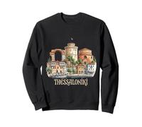 Thessaloniki Grecia Travel Souvenir City Landmark Gift Sudadera