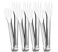 TheStriven 4 Piezas Pinzas De Servicio Sin Rasguños Pinzas Buffet Con Mango Pinzas De Cocina Alicates De Servicio 23 Cm Pinzas De Hielo Pinzas De Comida Para Cocinar,servir,barbacoa,ensalada,helado