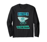 Theta To The Moon Criptomoneda Logotipo Theta Crypto Art Manga Larga