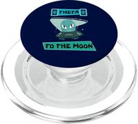 Theta To The Moon Criptomoneda Logotipo Theta Crypto Art PopSockets PopGrip para MagSafe