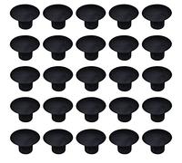 THETAG 200 Tapas Tapon Cubre Tornillos para Orificios de Muebles, 5 mm, de Plástico, Color Negro, para Muebles y Cables