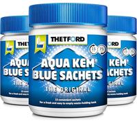 Thetford Bolsas de WC químicas Aqua KEM Blue para caravana – Lote de 3, Azul, L